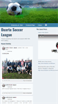 Mobile Screenshot of duartesoccer.org